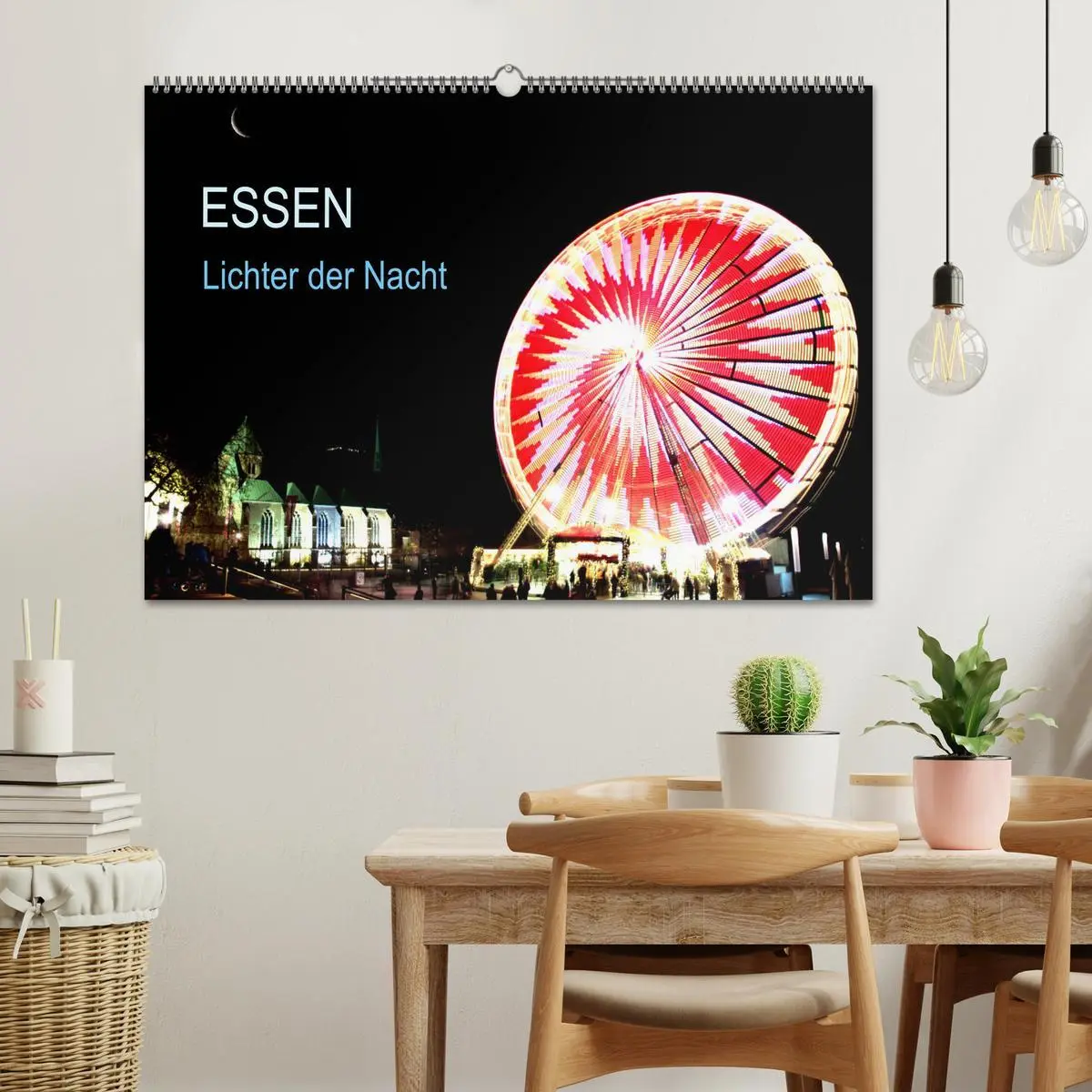 Bild: 9783457883723 | Essen Lichter der Nacht (Wandkalender 2026 DIN A2 quer), CALVENDO...
