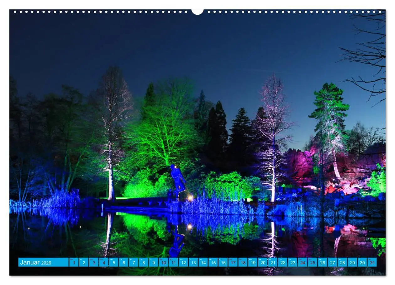 Bild: 9783457883723 | Essen Lichter der Nacht (Wandkalender 2026 DIN A2 quer), CALVENDO...