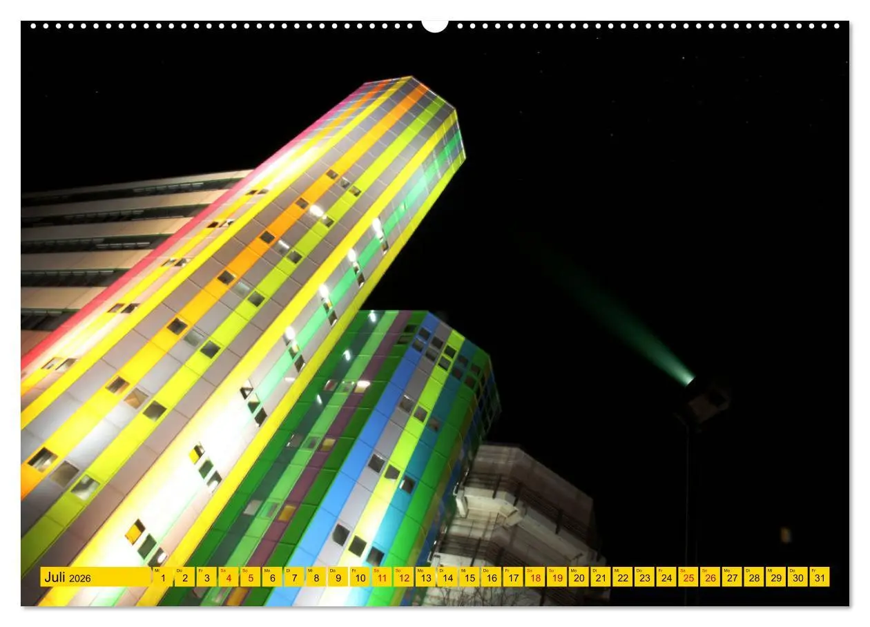 Bild: 9783457883723 | Essen Lichter der Nacht (Wandkalender 2026 DIN A2 quer), CALVENDO...