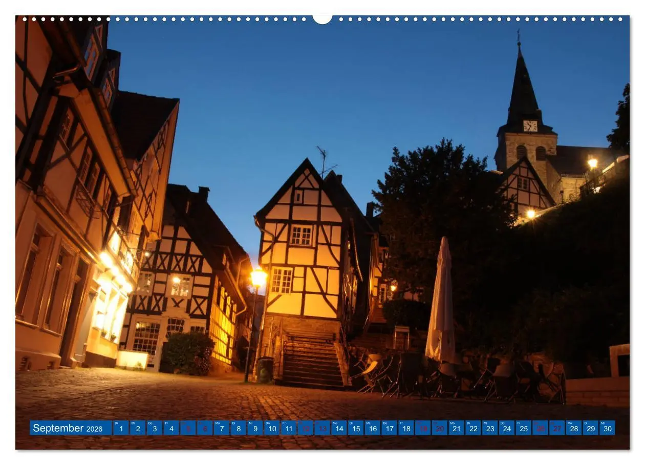 Bild: 9783457883723 | Essen Lichter der Nacht (Wandkalender 2026 DIN A2 quer), CALVENDO...