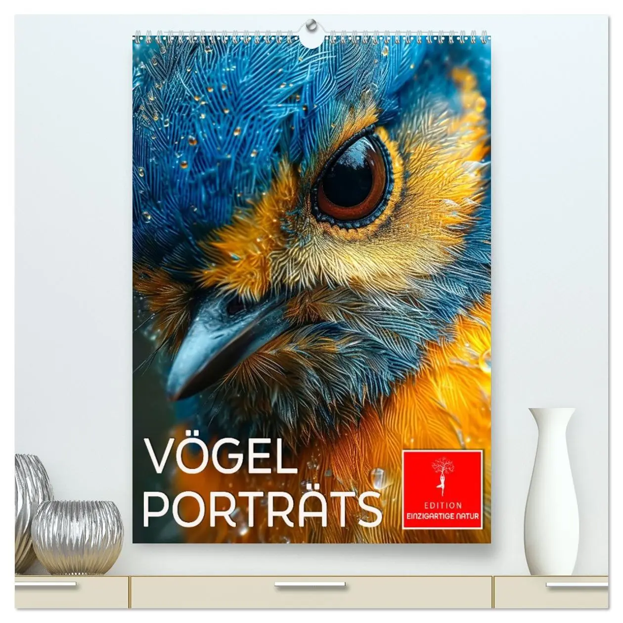 Cover: 9783516283723 | Vögel Porträts (hochwertiger Premium Wandkalender 2026 DIN A2...