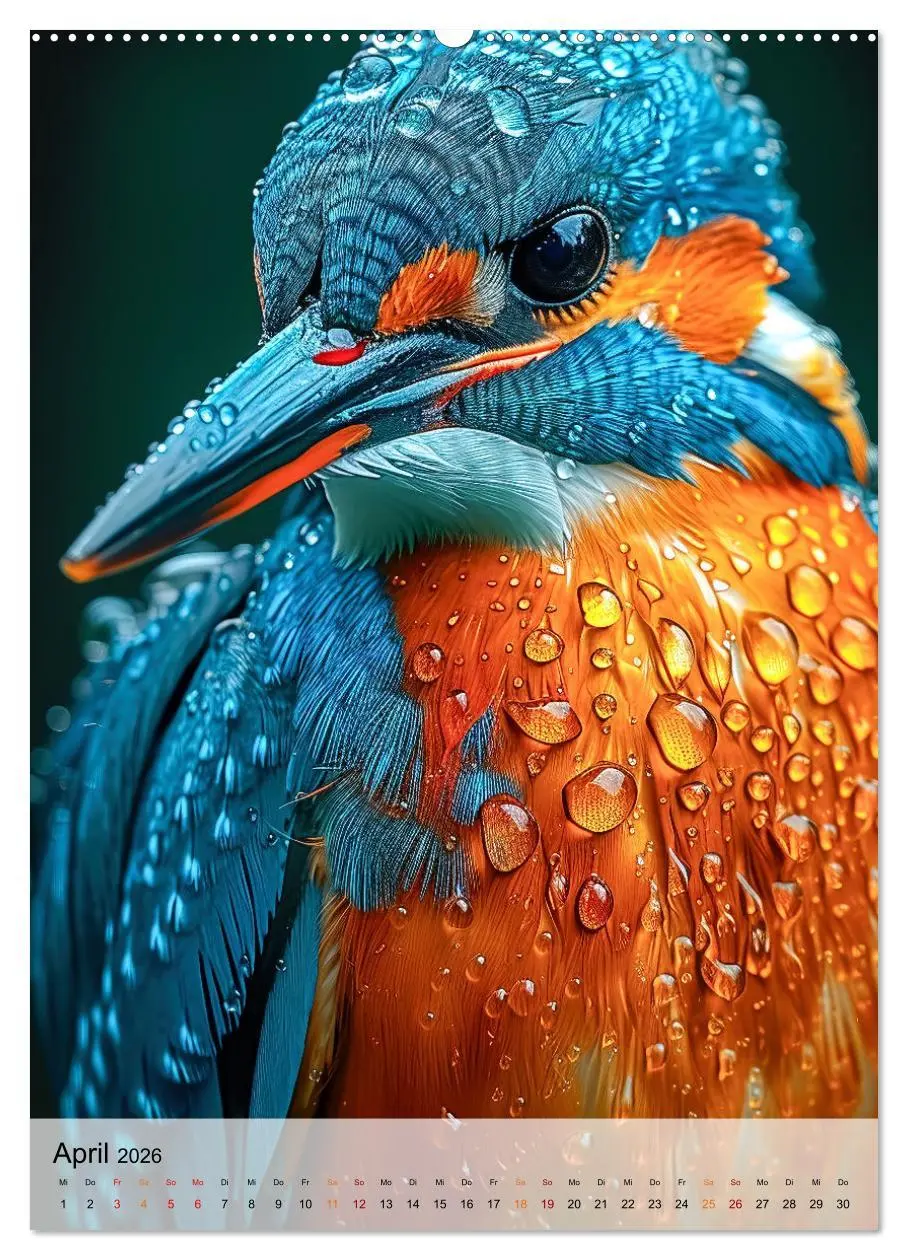 Bild: 9783516283723 | Vögel Porträts (hochwertiger Premium Wandkalender 2026 DIN A2...