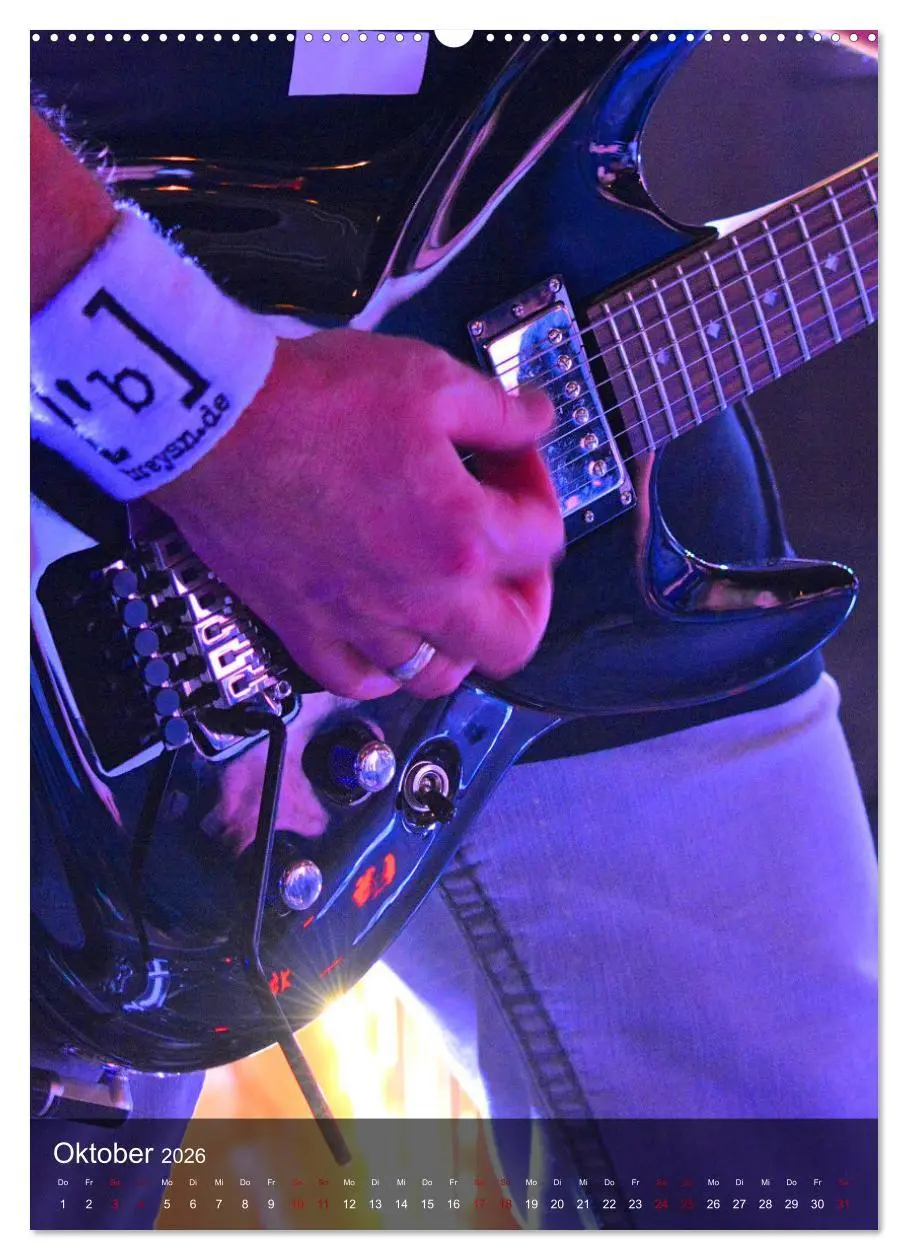 Bild: 9783516353723 | Rockgitarren in Concert (Wandkalender 2026 DIN A2 hoch), CALVENDO...