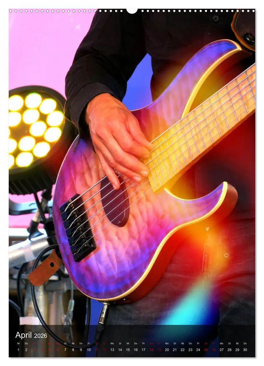Bild: 9783516353723 | Rockgitarren in Concert (Wandkalender 2026 DIN A2 hoch), CALVENDO...