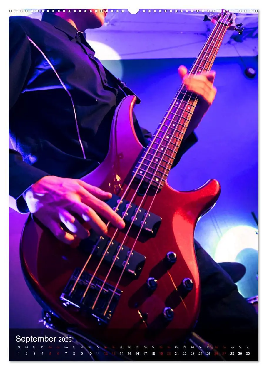 Bild: 9783516353723 | Rockgitarren in Concert (Wandkalender 2026 DIN A2 hoch), CALVENDO...