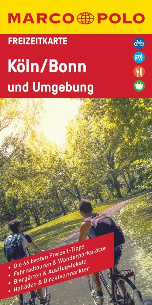 Cover: 9783829743723 | MARCO POLO Freizeitkarte 21 Köln, Bonn und Umgebung 1:110.000 | Verlag