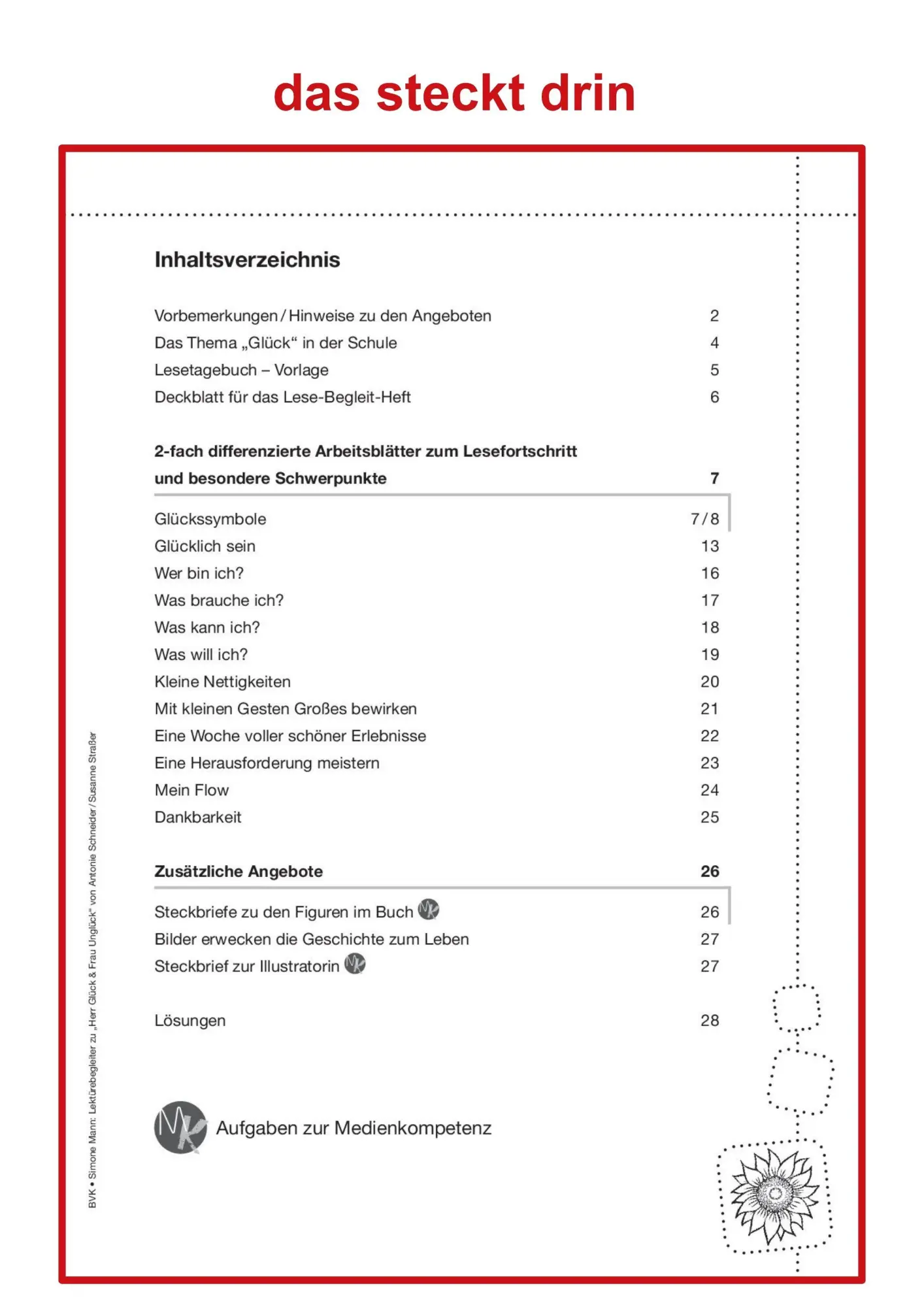 Bild: 9783965203723 | Herr Glück und Frau Unglück. Lektürebegleiter - kompakt und...