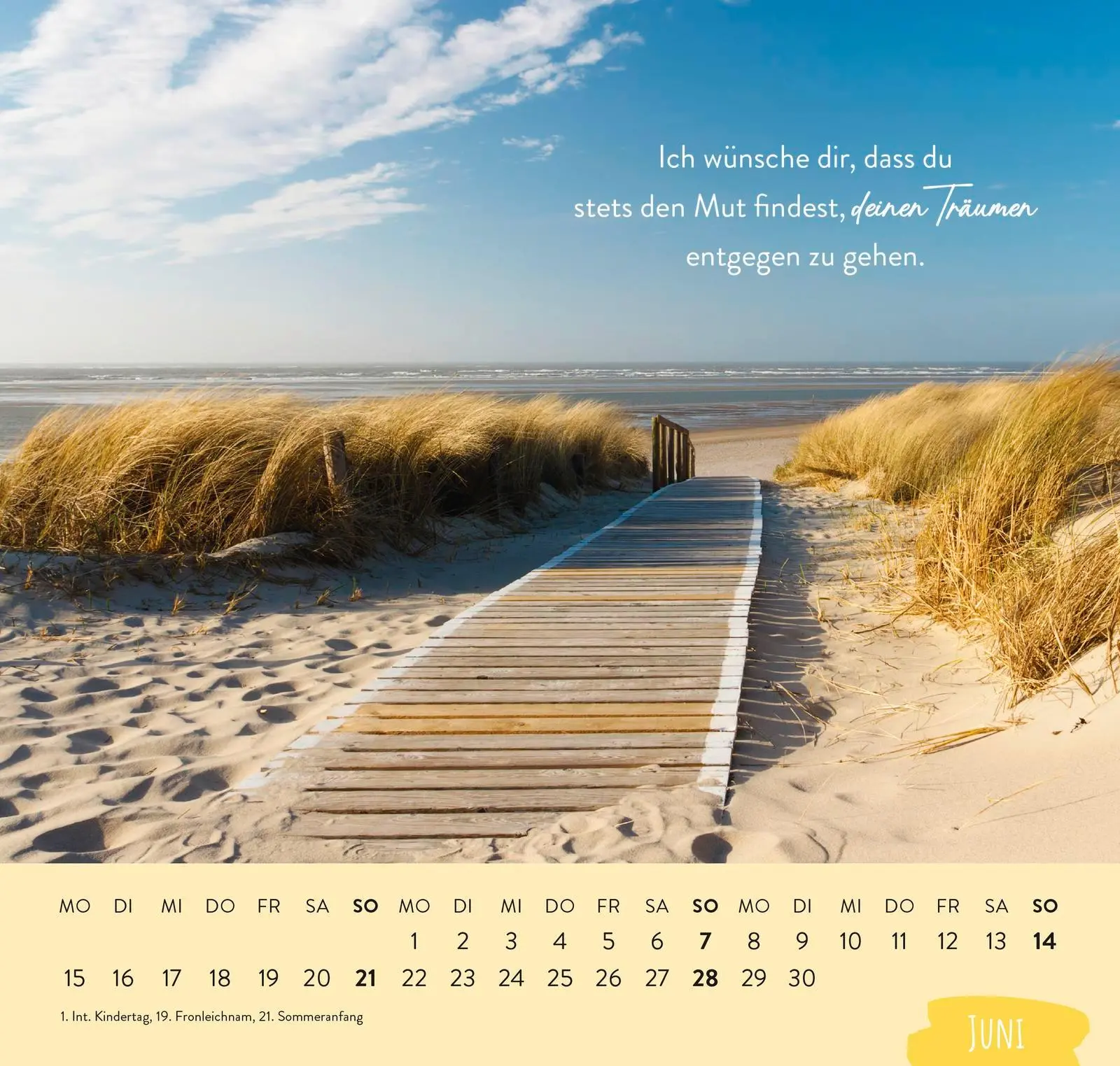 Bild: 4036442013823 | Wandkalender 2026: Was ich dir wünsche für deinen Weg | Groh Verlag