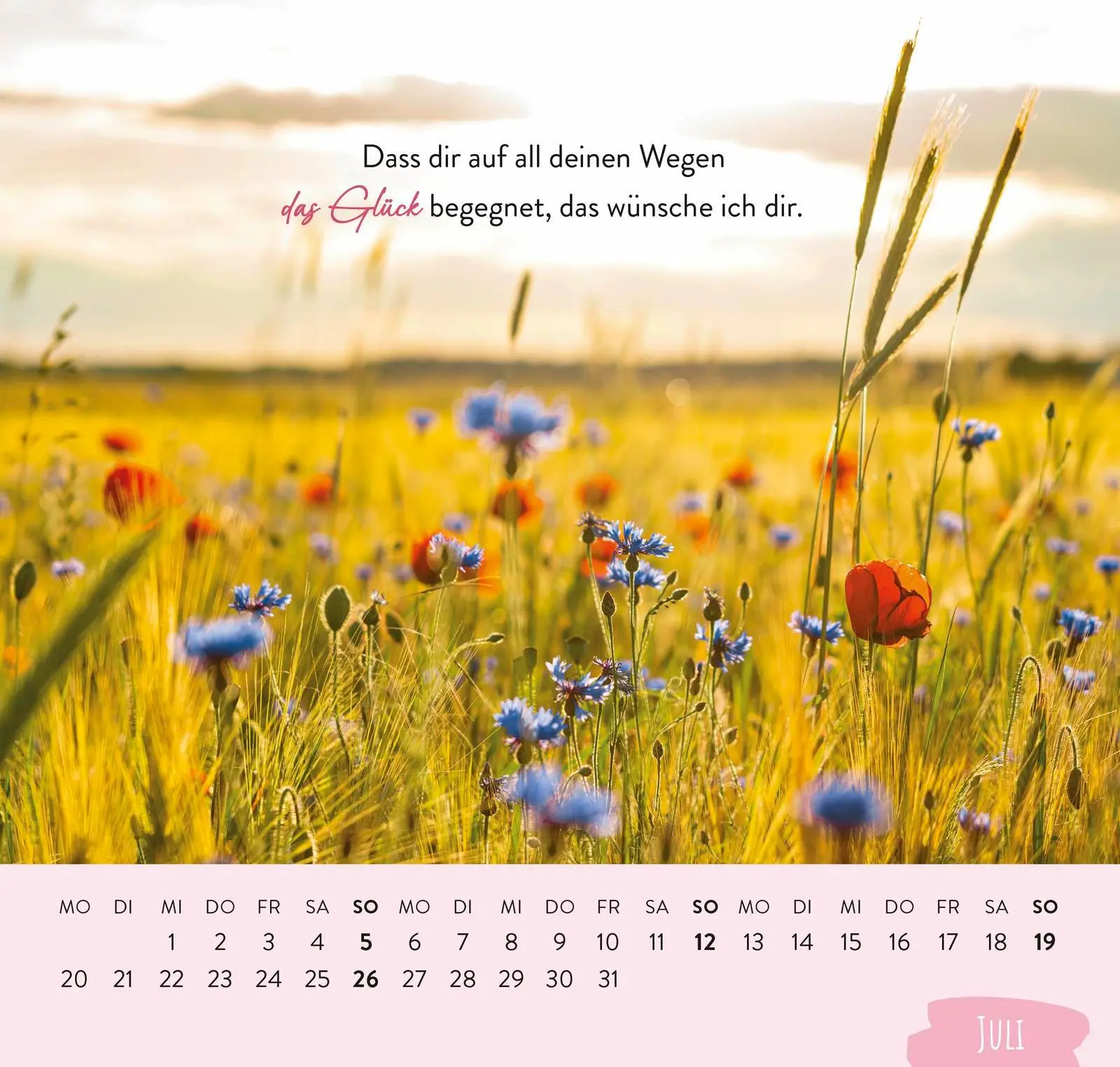 Bild: 4036442013823 | Wandkalender 2026: Was ich dir wünsche für deinen Weg | Groh Verlag
