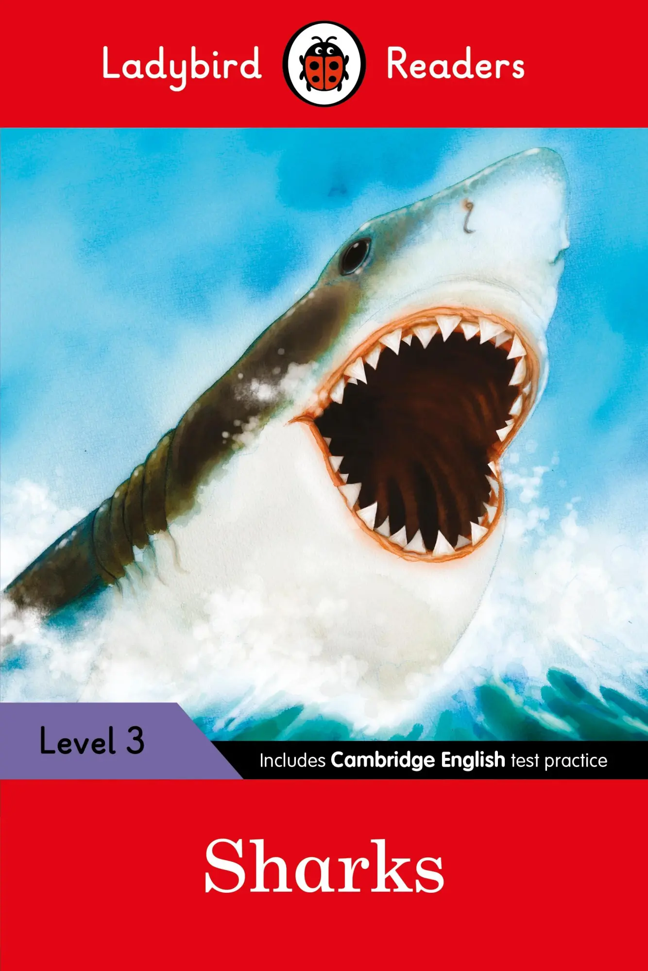 Cover: 9780241253823 | Ladybird Readers Level 3 - Sharks (ELT Graded Reader) | Ladybird
