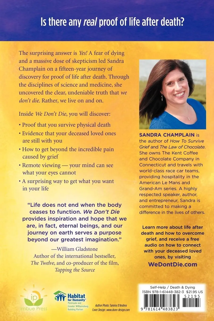 Rückseite: 9781614483823 | We Don't Die | A Skeptic's Discovery of Life After Death | Champlain