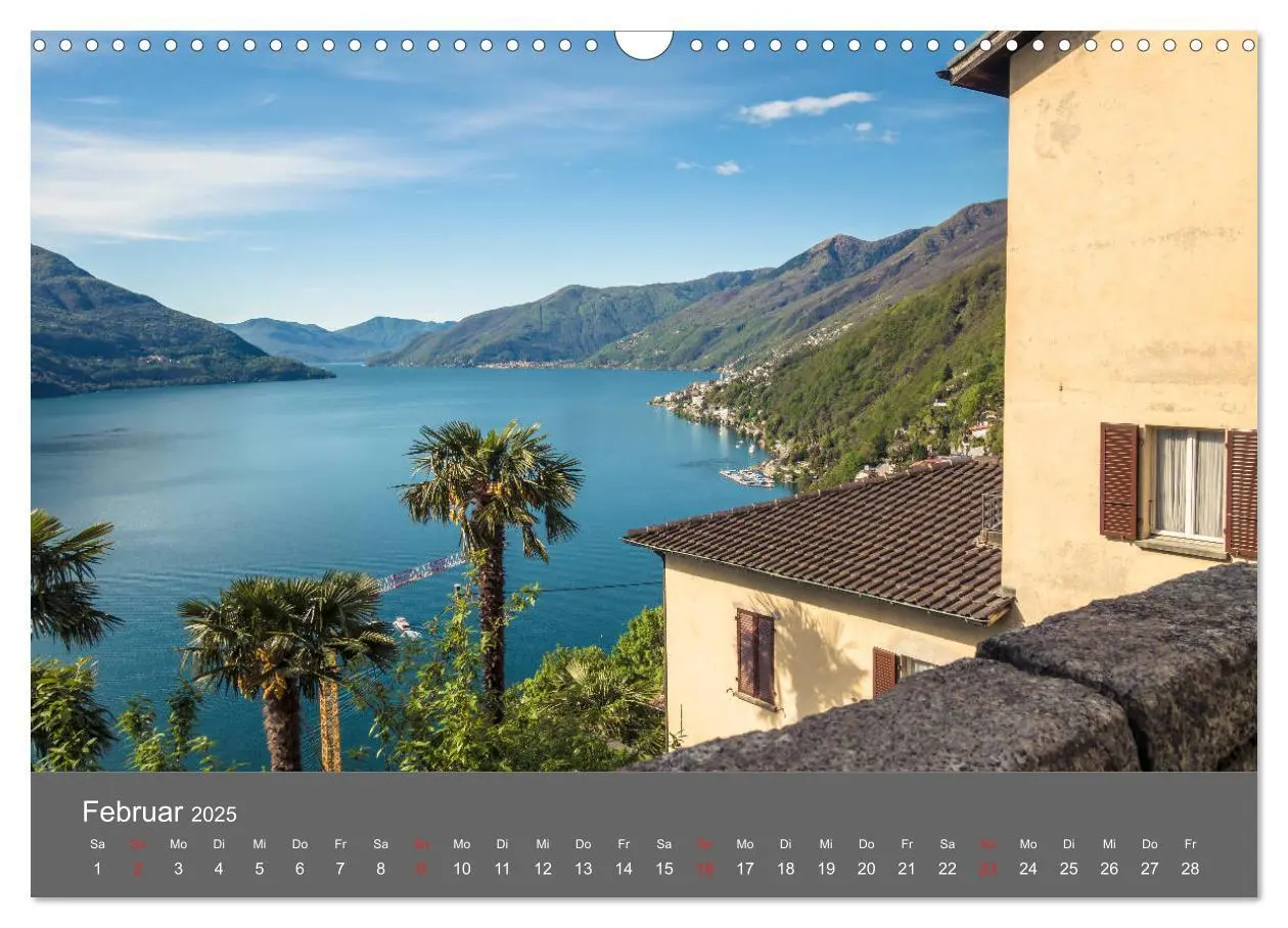 Bild: 9783435233823 | Tessin, zwischen Lago Maggiore und Lugano (Wandkalender 2025 DIN A3...