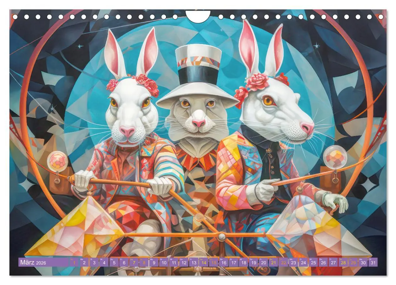 Bild: 9783457323823 | Zirkusfantasien - Bezaubernd fremdartig (Wandkalender 2026 DIN A4...