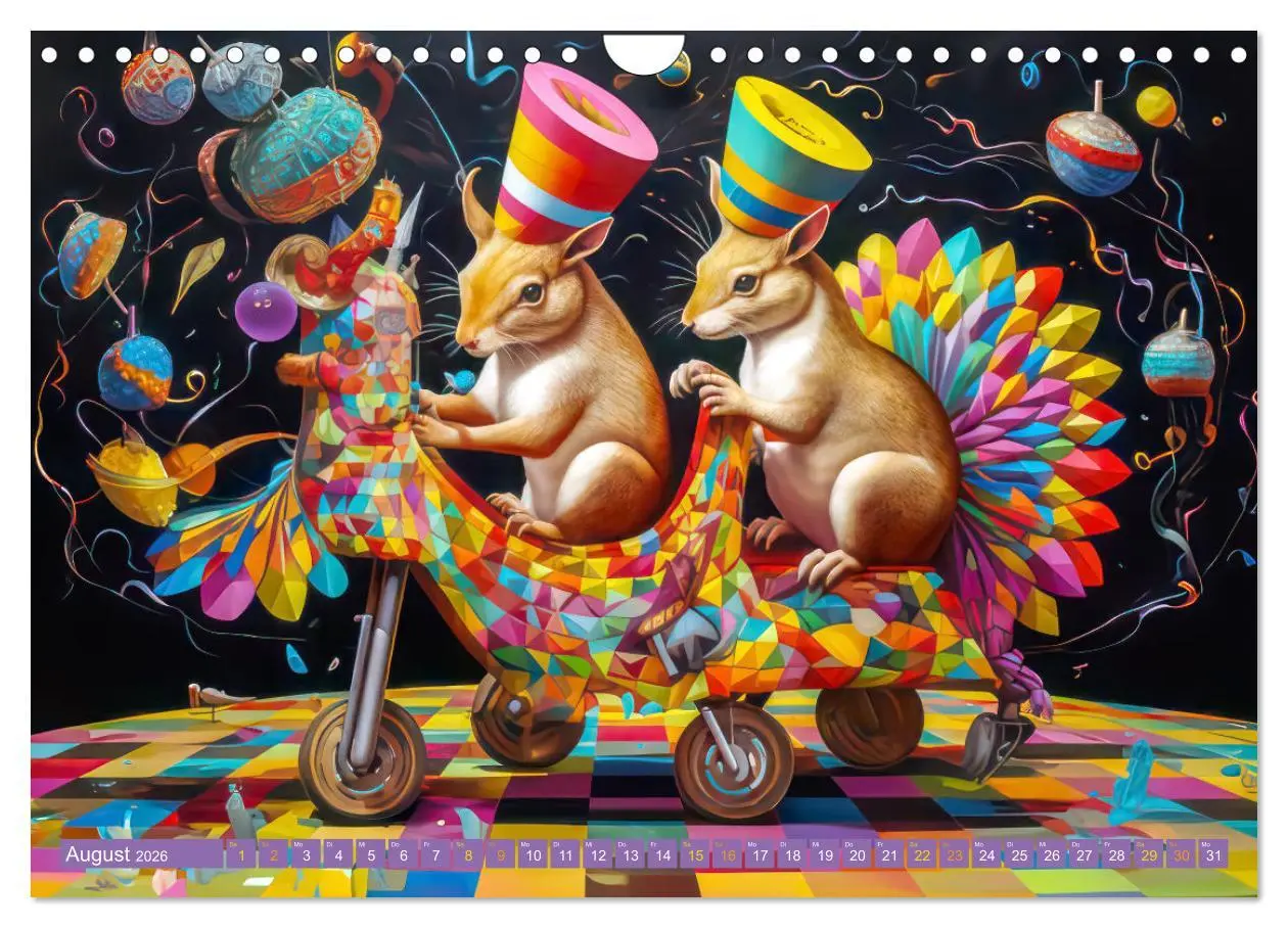 Bild: 9783457323823 | Zirkusfantasien - Bezaubernd fremdartig (Wandkalender 2026 DIN A4...