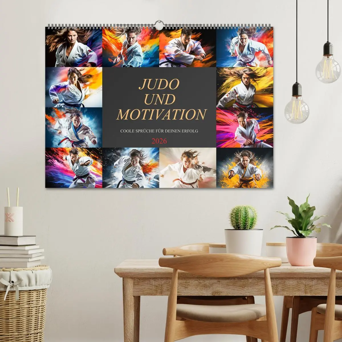 Bild: 9783457493823 | Judo und Motivation (Wandkalender 2026 DIN A2 quer), CALVENDO...