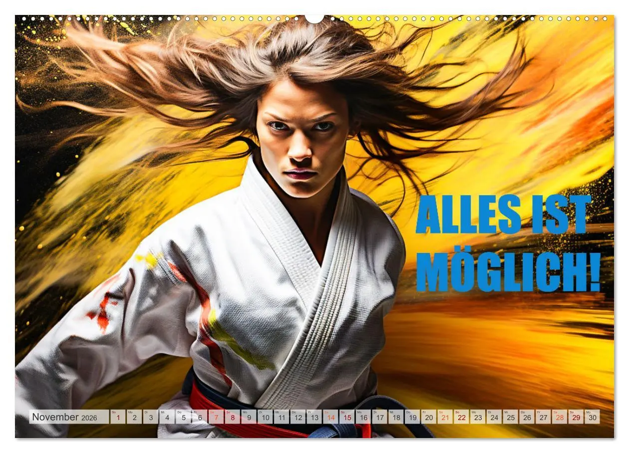 Bild: 9783457493823 | Judo und Motivation (Wandkalender 2026 DIN A2 quer), CALVENDO...