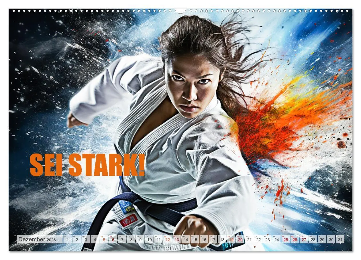 Bild: 9783457493823 | Judo und Motivation (Wandkalender 2026 DIN A2 quer), CALVENDO...