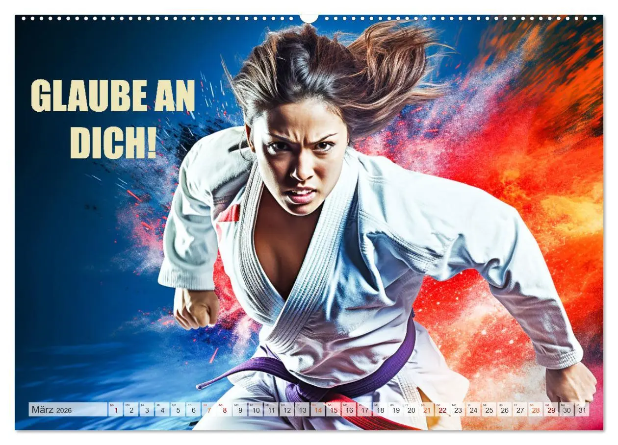 Bild: 9783457493823 | Judo und Motivation (Wandkalender 2026 DIN A2 quer), CALVENDO...