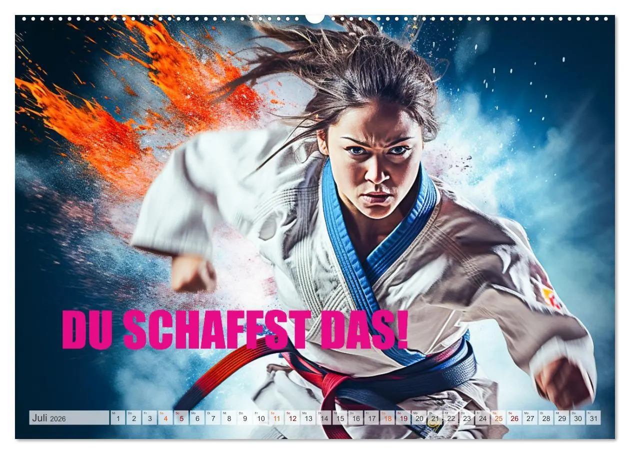 Bild: 9783457493823 | Judo und Motivation (Wandkalender 2026 DIN A2 quer), CALVENDO...