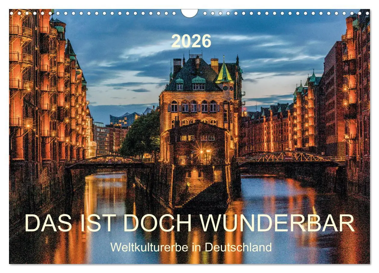 Cover: 9783457633823 | Das ist doch wunderbar. Weltkulturerbe in Deutschland (Wandkalender...