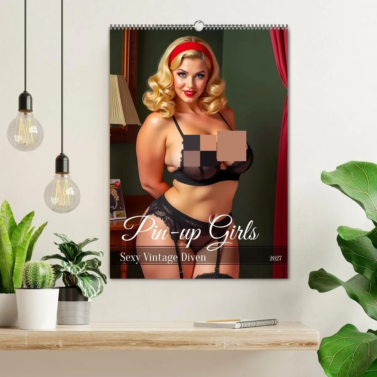 Bild: 9783516963823 | Pin-up Girls - Sexy Vintage Diven (Wandkalender 2027 DIN A2 hoch),...