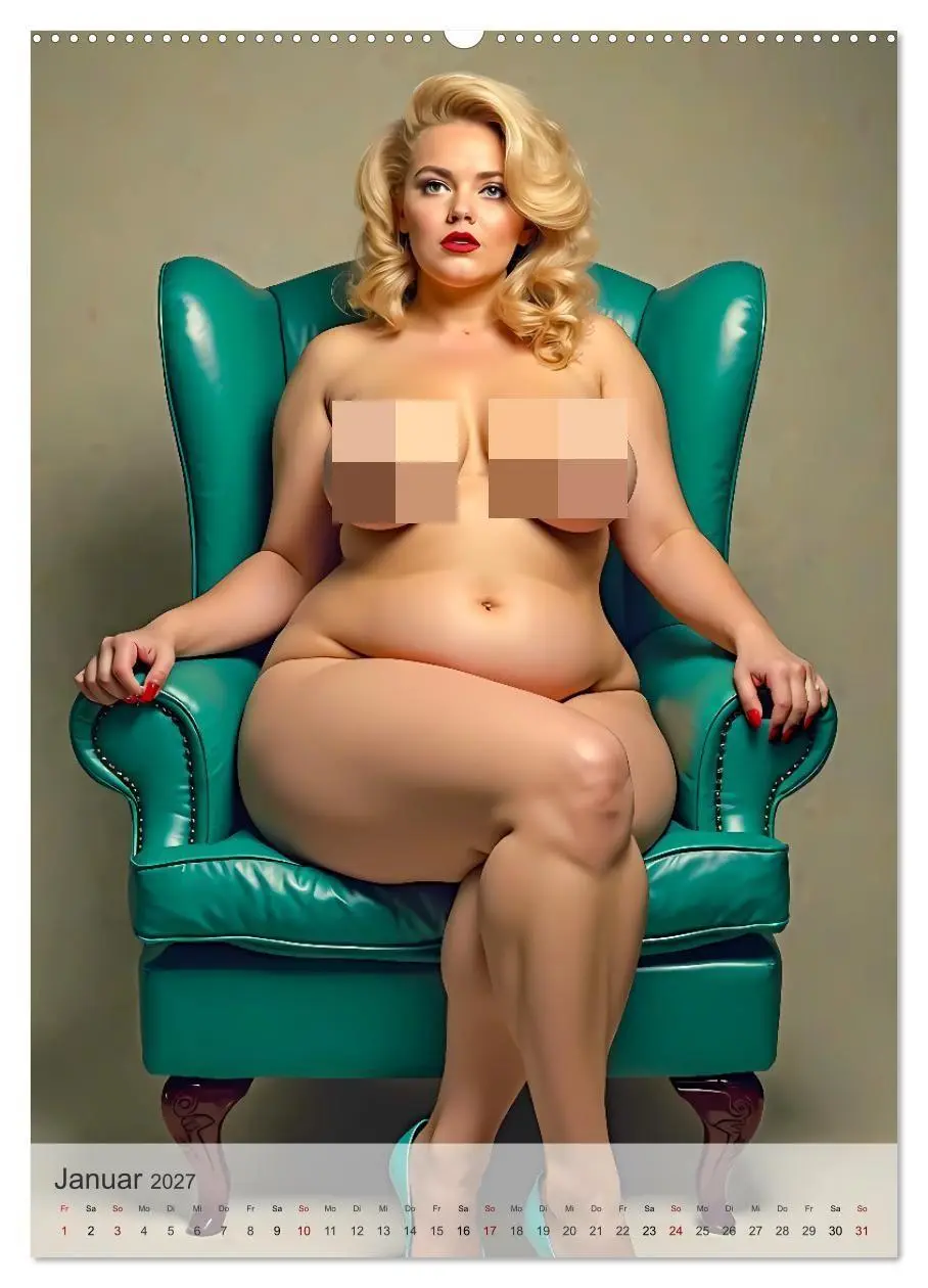 Bild: 9783516963823 | Pin-up Girls - Sexy Vintage Diven (Wandkalender 2027 DIN A2 hoch),...