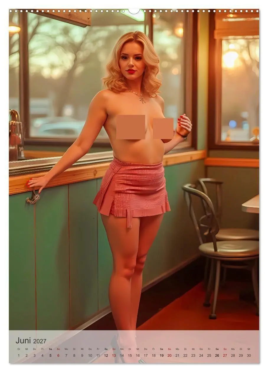 Bild: 9783516963823 | Pin-up Girls - Sexy Vintage Diven (Wandkalender 2027 DIN A2 hoch),...