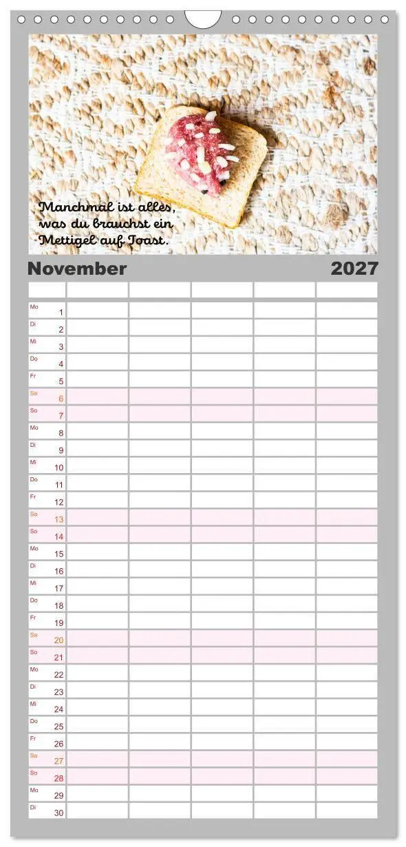 Bild: 9783594323823 | Familienplaner 2027 - Mettkalender - Mettigel Edition mit 5 Spalten...