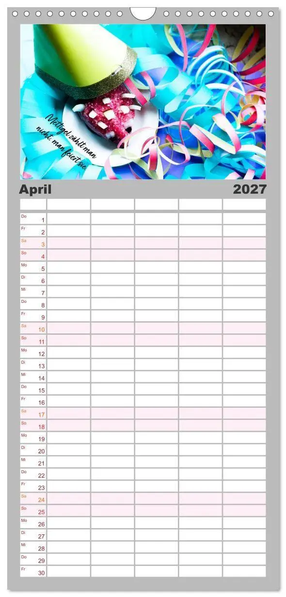 Bild: 9783594323823 | Familienplaner 2027 - Mettkalender - Mettigel Edition mit 5 Spalten...
