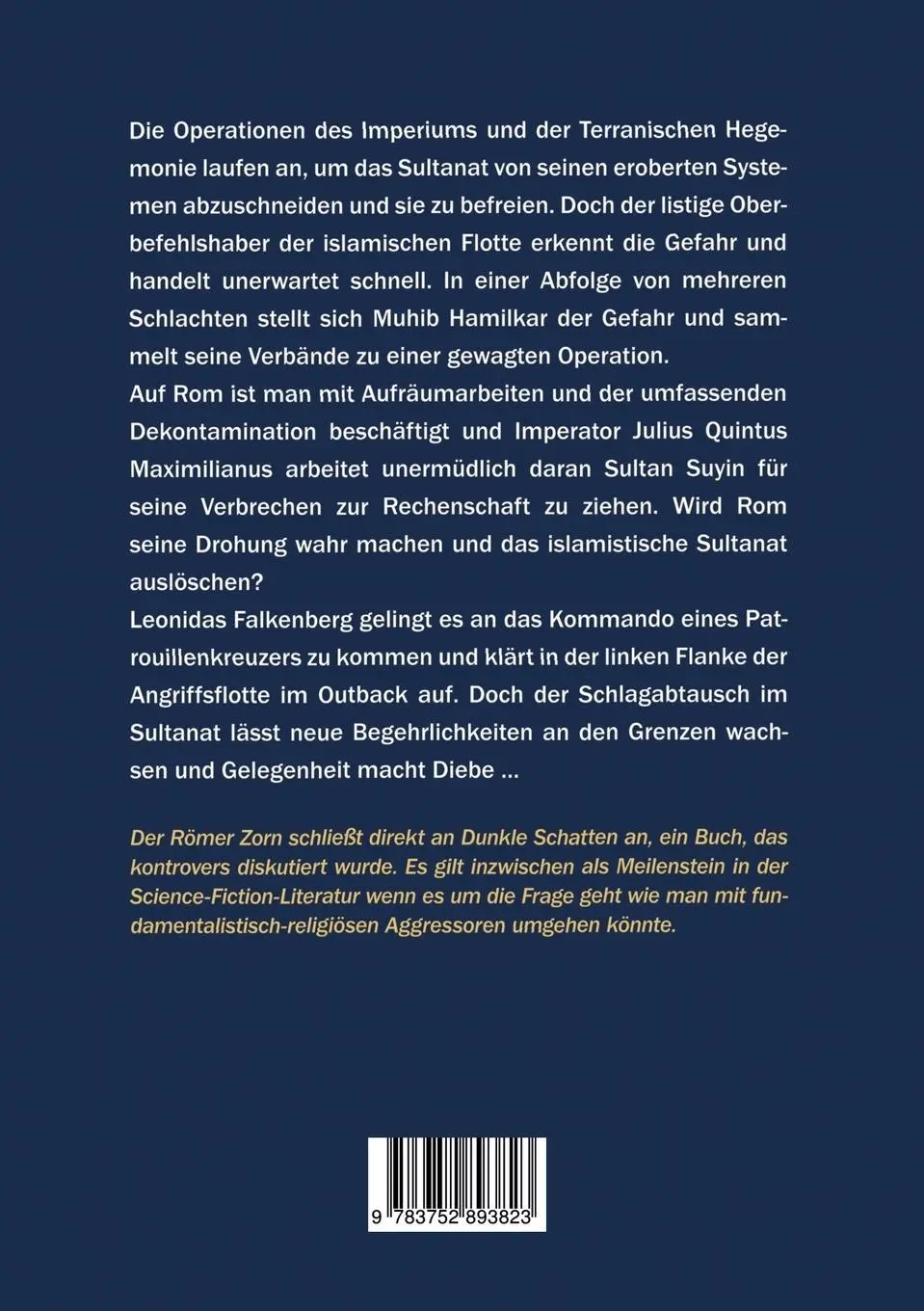 Rückseite: 9783752893823 | SPQR - Der Falke von Rom | Teil 6: Der Römer Zorn | Rauschenberger