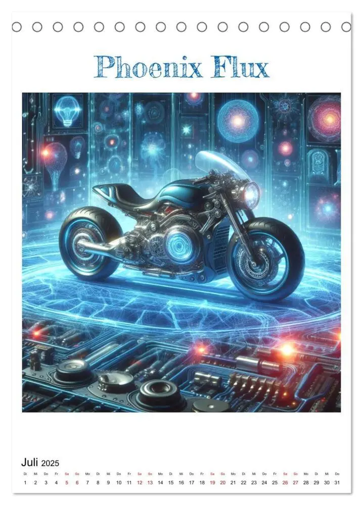 Bild: 9783435843923 | Motorräder der Zukunft (Tischkalender 2025 DIN A5 hoch), CALVENDO...