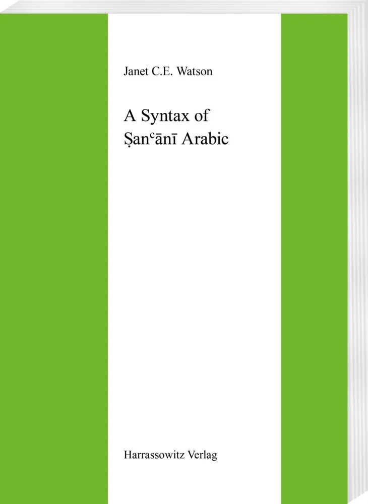 Cover: 9783447033923 | A Syntax of San'ani Arabic | Janet C Watson | Taschenbuch | Englisch
