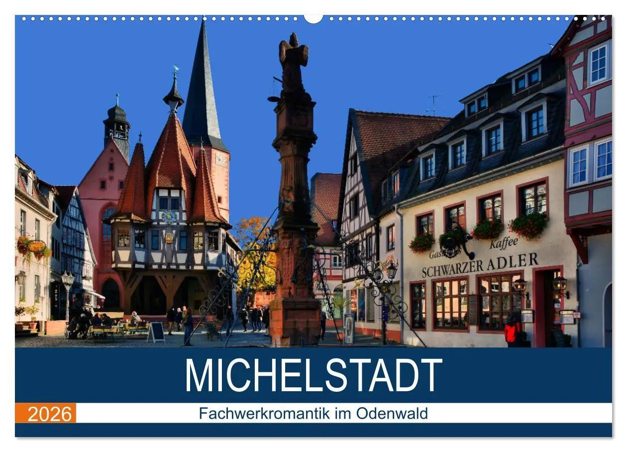 Cover: 9783457863923 | Michelstadt - Fachwerkromantik im Odenwald (Wandkalender 2026 DIN...