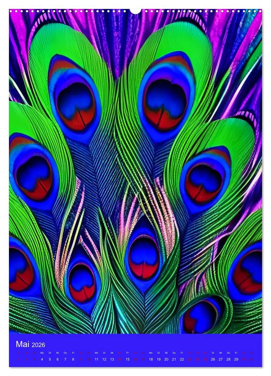 Bild: 9783516333923 | Crazy Neon - Das Farbspektakel (Wandkalender 2026 DIN A2 hoch),...