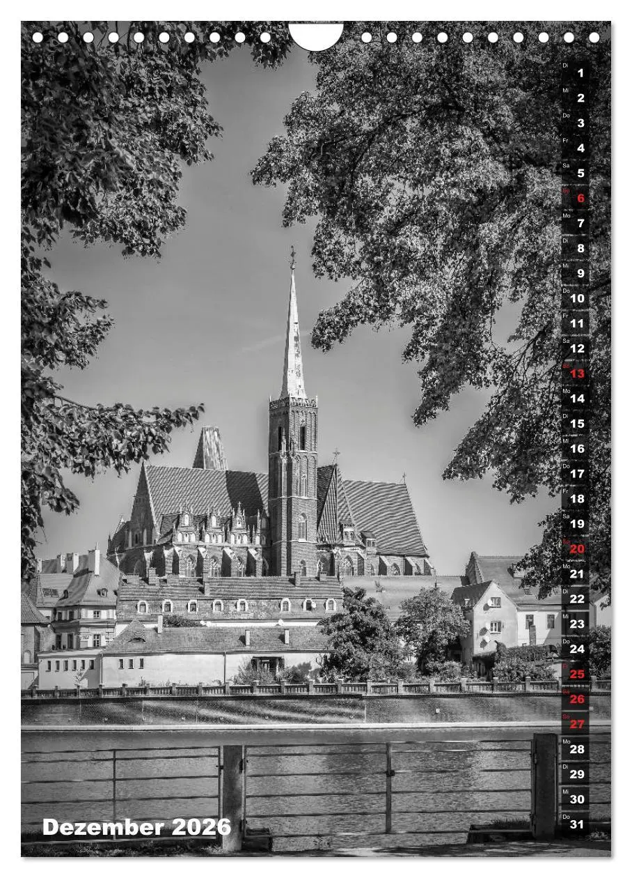 Bild: 9783516403923 | BRESLAU SCHWARZWEIß (Wandkalender 2026 DIN A4 hoch), CALVENDO...