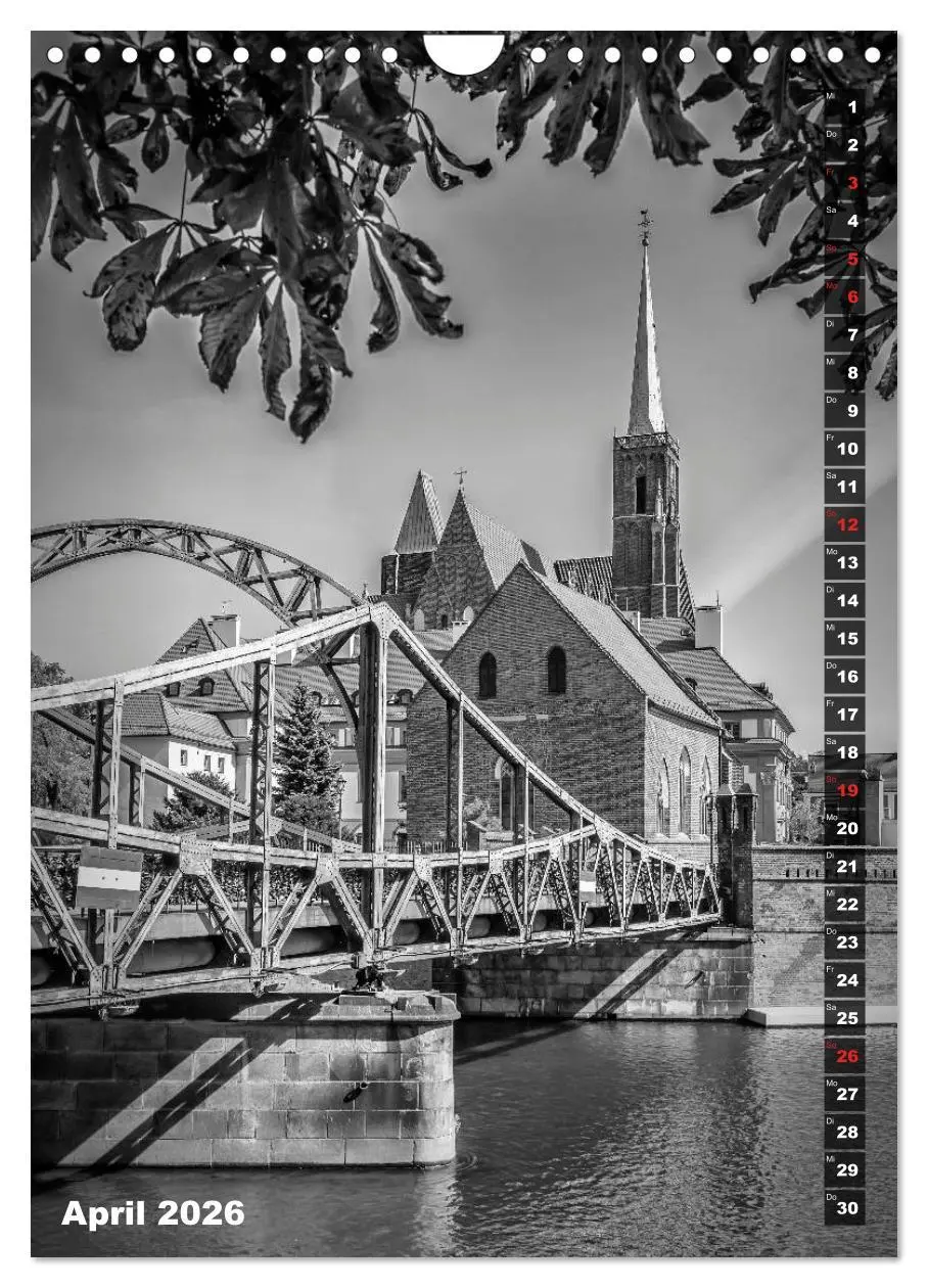 Bild: 9783516403923 | BRESLAU SCHWARZWEIß (Wandkalender 2026 DIN A4 hoch), CALVENDO...