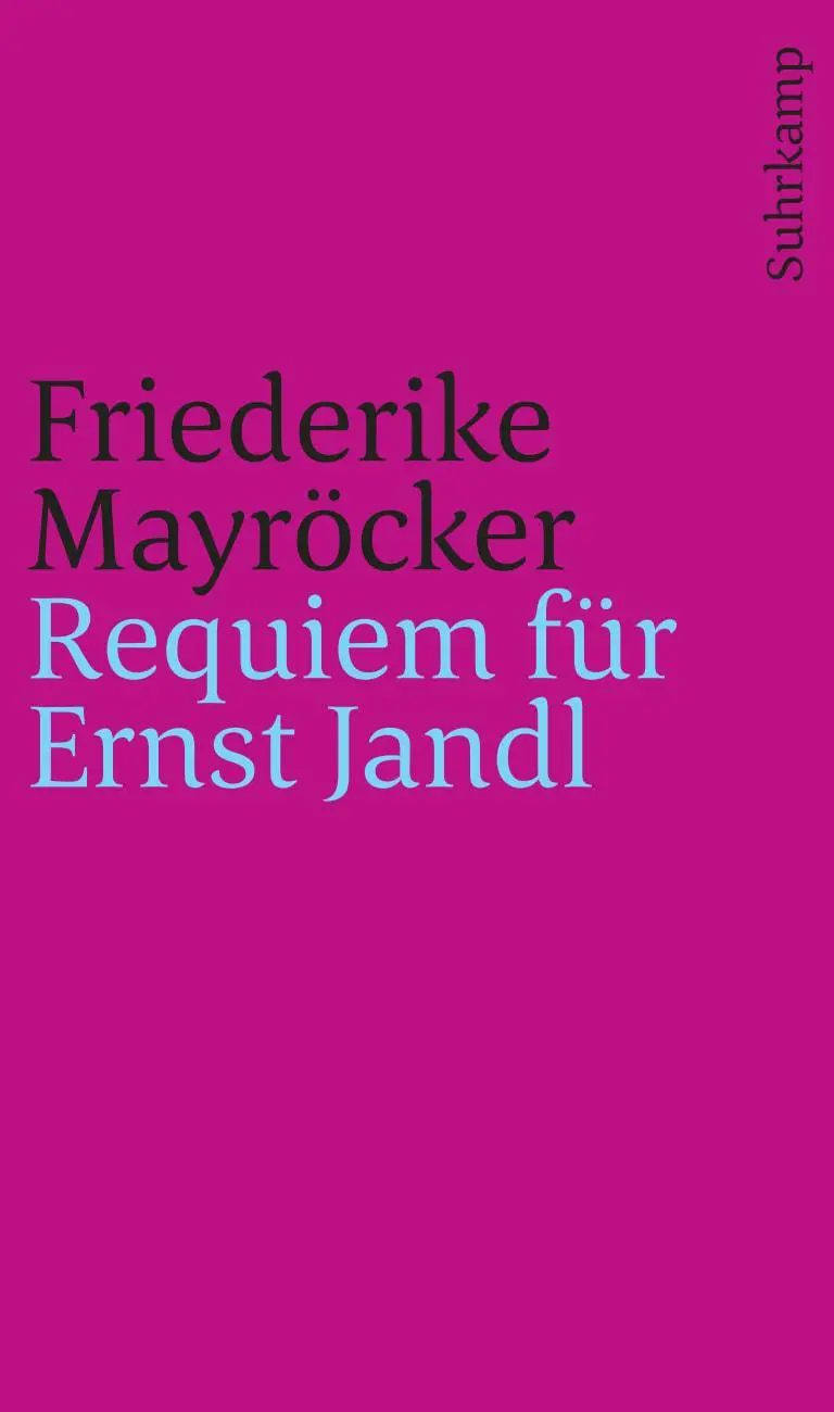 Cover: 9783518243923 | Requiem für Ernst Jandl | Friederike Mayröcker | Taschenbuch | 48 S.
