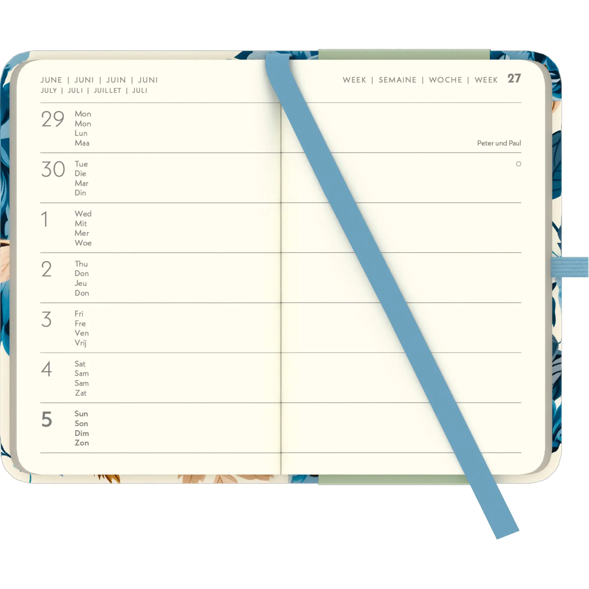 Bild: 4069095004023 | GreenLine Diary Floral 2026 - Buchkalender - Taschenkalender - 10x15