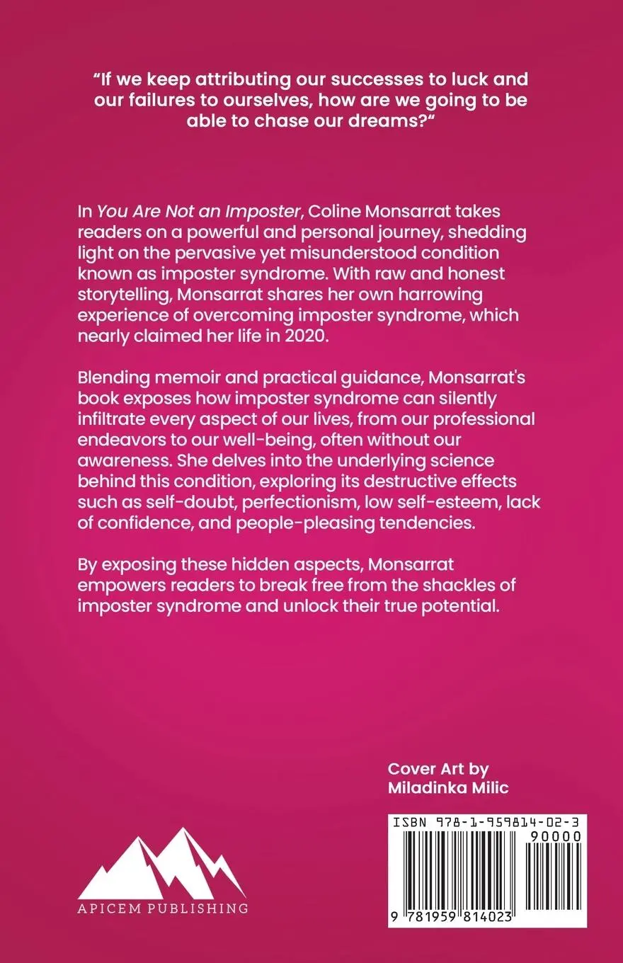 Rückseite: 9781959814023 | You Are Not an Imposter | Coline Monsarrat | Taschenbuch | Englisch