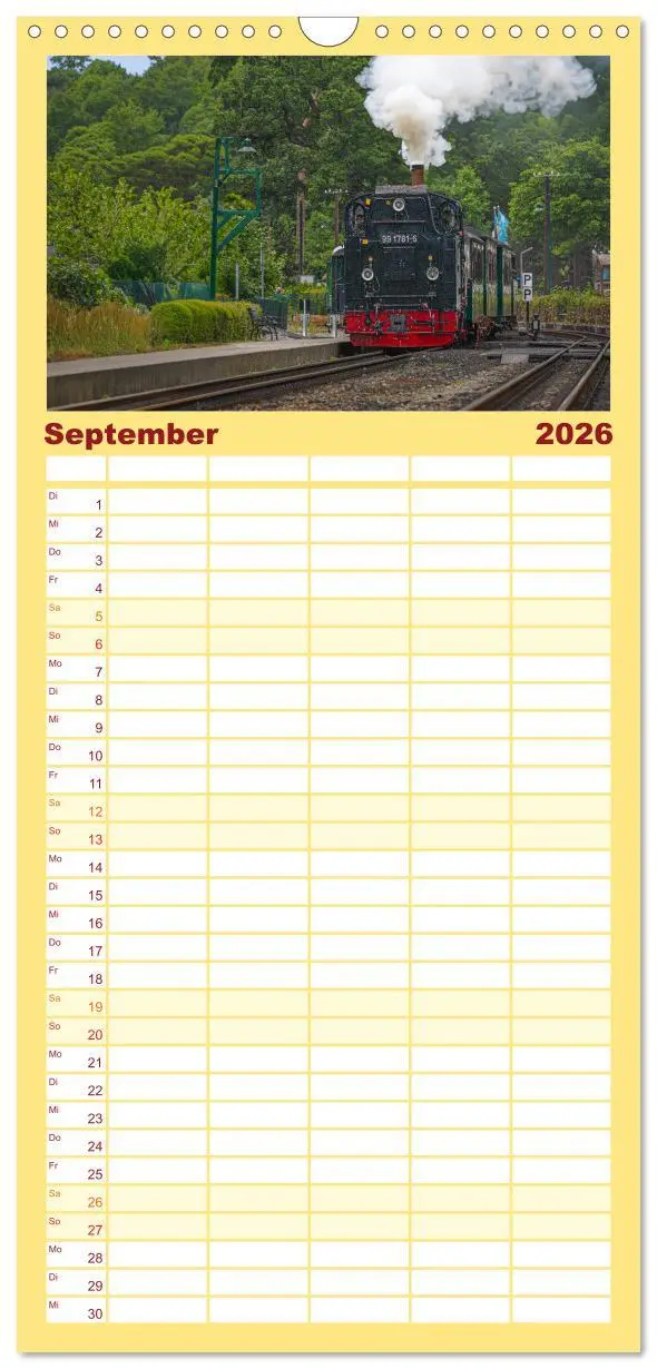 Bild: 9783516604023 | Familienplaner 2026 - Rügenliebe mit 5 Spalten (Wandkalender, 21 x...