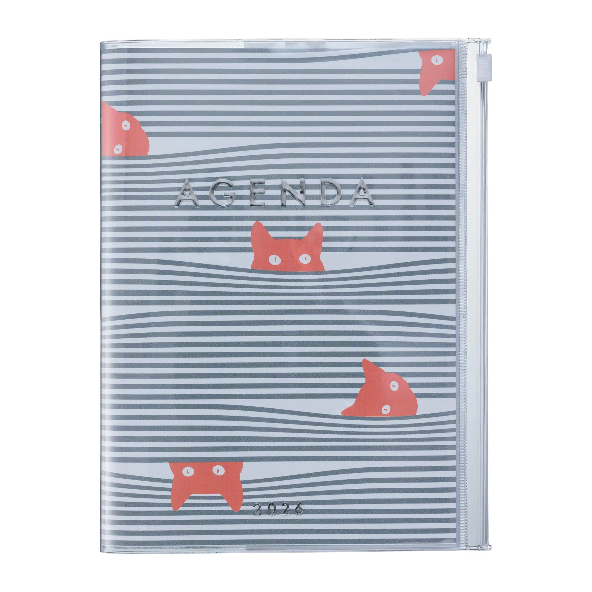 Cover: 4550045144123 | MARK'S 2025/26 Taschenkalender, A5 Cats // Gray | MARK'S Inc. | Buch