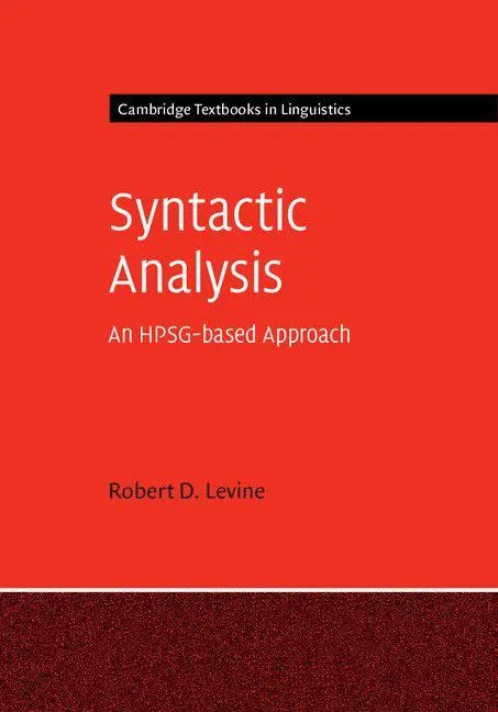 Cover: 9781107614123 | Syntactic Analysis | Robert D. Levine | Taschenbuch | Englisch | 2019
