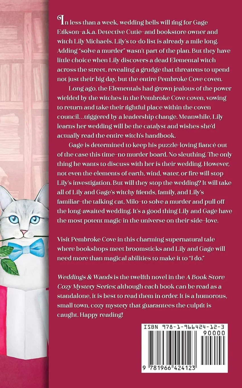 Rückseite: 9781966424123 | Weddings &amp; Wands | A Paranormal Witch Cozy Mystery | Lucinda Race