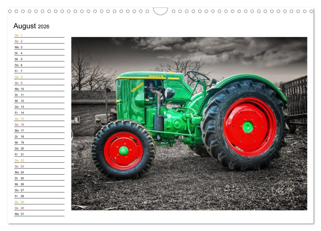 Bild: 9783516144123 | Trecker - Oldtimer / Geburtstagskalender (Wandkalender 2026 DIN A3...