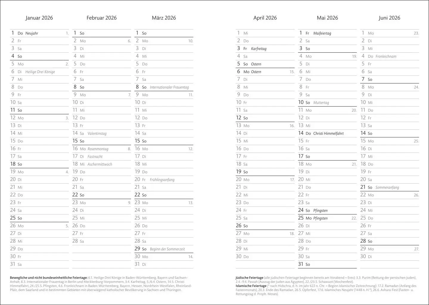 Bild: 9783756414123 | Kalenderbuch A6 gelb 2026 | Buch | Bürokalender Heye | 152 S. | 2026