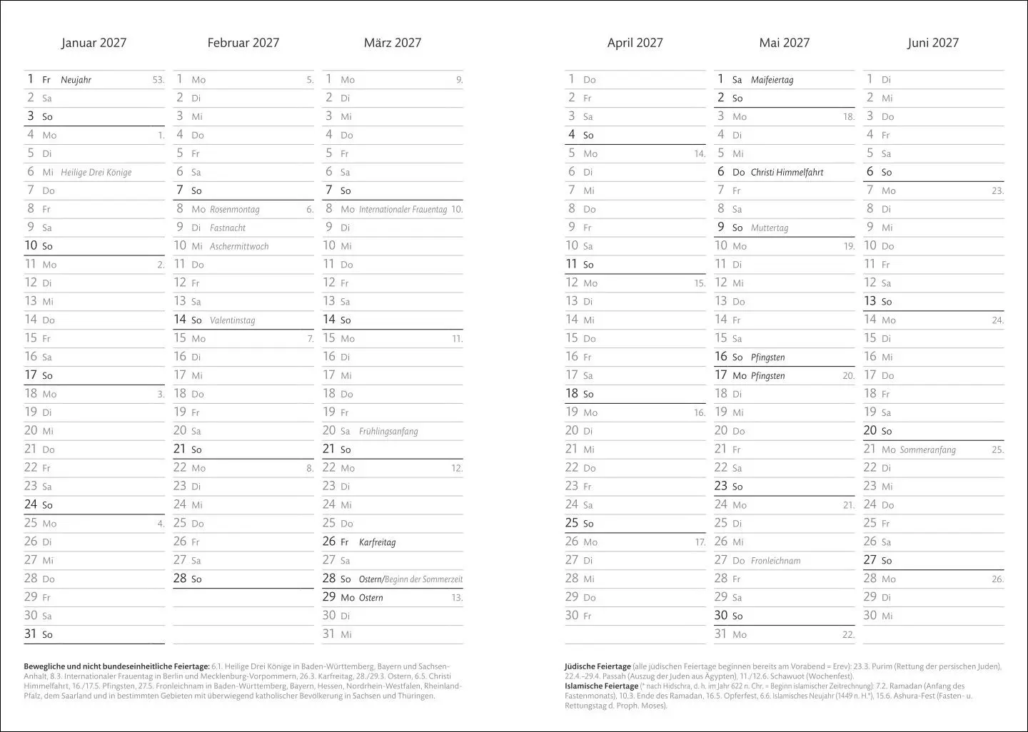 Bild: 9783756414123 | Kalenderbuch A6 gelb 2026 | Buch | Bürokalender Heye | 152 S. | 2026