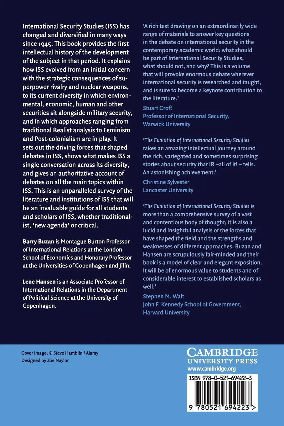 Rückseite: 9780521694223 | The Evolution of International Security Studies | Barry Buzan (u. a.)
