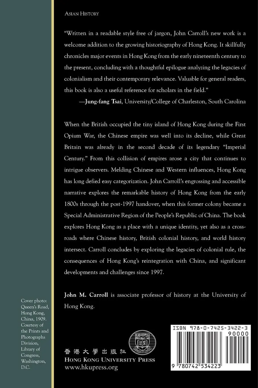 Rückseite: 9780742534223 | A Concise History of Hong Kong | John M. Carroll | Taschenbuch | 2007