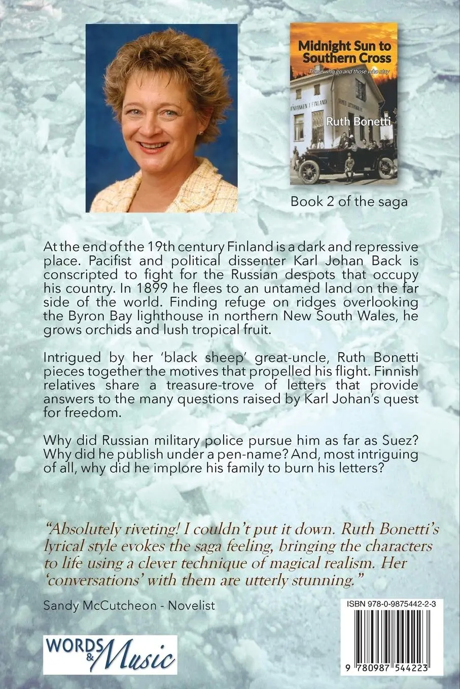 Rückseite: 9780987544223 | Burn My Letters | Tyranny to refuge | Ruth Bonetti | Taschenbuch