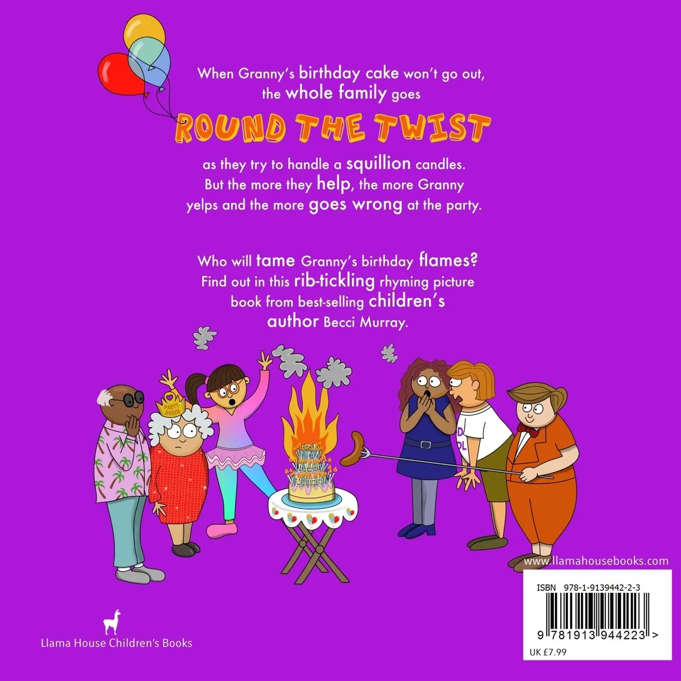 Rückseite: 9781913944223 | Granny's Birthday Cake Won't Go Out | Becci Murray | Taschenbuch